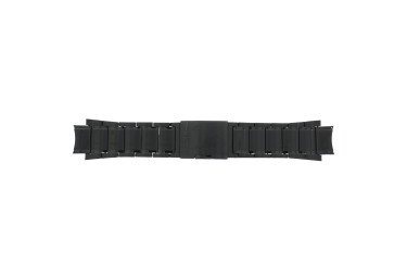 Horlogeband Fossil FS4778 Roestvrij staal (RVS) Zwart 20mm