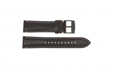 Fossil horlogeband FS-5088 Leder Donkerbruin 22mm 