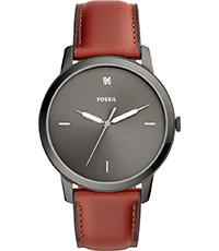 Horlogeband Fossil FS5479 Leder Bruin 22mm