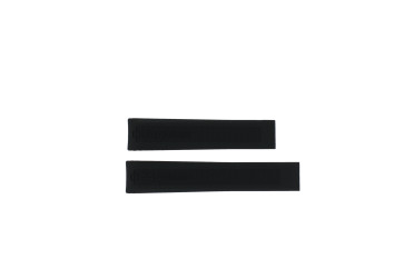 Horlogeband Tag Heuer WAP1111 / FT6029 Rubber Zwart 20mm