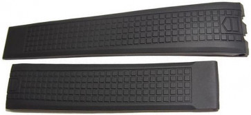 Horlogeband Tag Heuer CAY1110 / CAY1110/0 / BT6061 Rubber Zwart 20mm