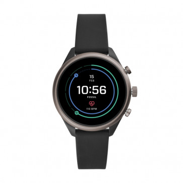 Horlogeband Fossil FTW6024 Kunststof/Plastic Zwart