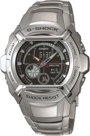 Horlogeband Casio G 510D 1AV 10109619 Roestvrij staal RVS Staal 16mm
