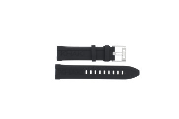 Horlogeband Hamilton H82515330 / H691825100 Rubber Zwart 22mm