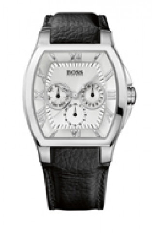 Horlogeband Hugo Boss 100-1-14-2229 Leder Zwart