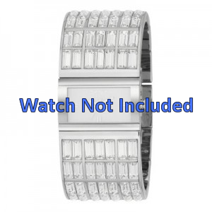 DKNY horlogeband NY-3768 Staal Zilver 20mm 