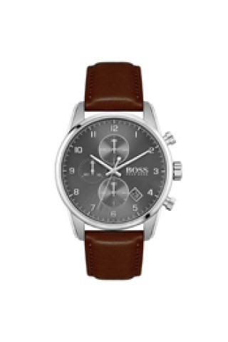 Horlogeband Hugo Boss HB.396.1.14.3399 / HB1513787 / HB659303041 Leder Bruin