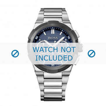 Hugo Boss horlogeband HB-280-1-34-2885 / HB1513360 Staal Zilver