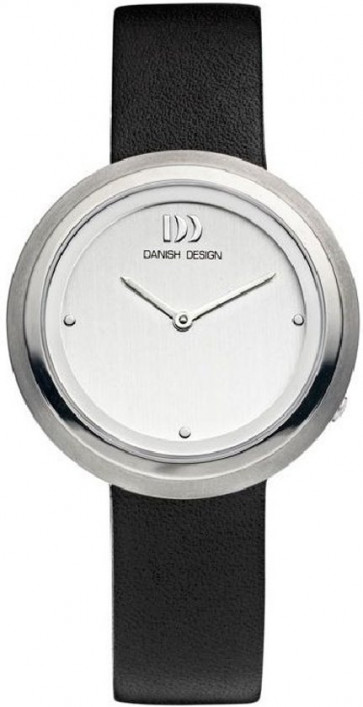 Horlogeband Danish Design IV12Q932 Leder Zwart 6mm