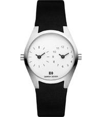 Danish Design horlogeband IV16Q890 Leder Zwart 18mm 