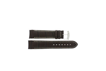 Horlogeband Jaguar J628/1 Croco leder Bruin