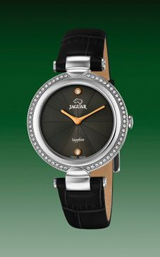 Horlogeband Jaguar J832-2 Leder Zwart