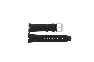 Horlogeband Jaguar J857-1 / J857-4 / J857-5 / J857-7 Leder Zwart