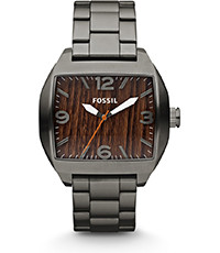 Horlogeband Fossil JR1361 Roestvrij staal (RVS) Antracietgrijs 22mm