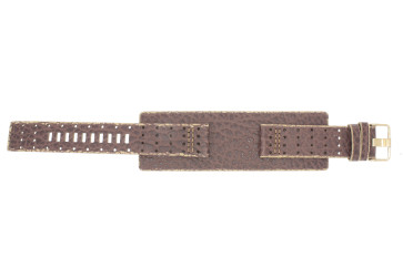Fossil horlogeband JR9040 Leder Bruin 22mm 