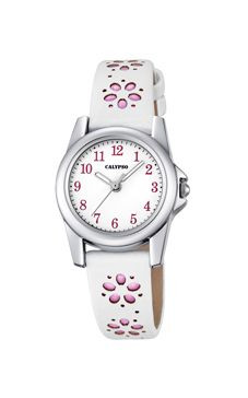 Horlogeband Calypso K5712-2 Leder Wit
