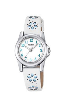 Horlogeband Calypso K5712-4 Leder Wit