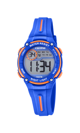 Horlogeband Calypso K6068.3 Silicoon Blauw