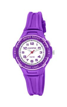 Horlogeband Calypso K6070-4 Rubber Paars 7mm