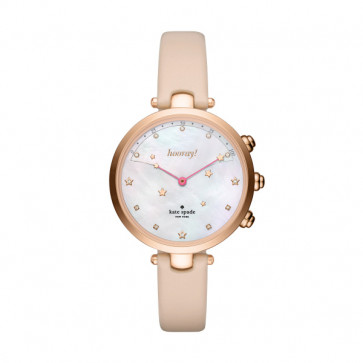 Horlogeband Smartwatch Kate Spade New York KST23205 Leder Roze 4mm