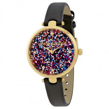 Horlogeband Kate Spade New York KSW1212 Leder Zwart 5mm