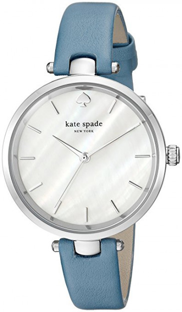 Horlogeband Kate Spade New York KSW1282 Leder Lichtblauw 6mm