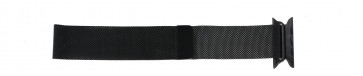 Apple (vervangend) horlogeband LS.AB.108 Staal Zwart 42mm 
