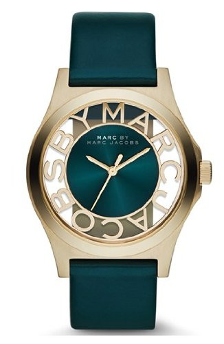 Horlogeband Marc by Marc Jacobs MBM1275 Leder Groen 20mm