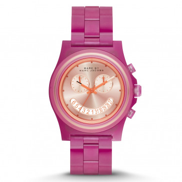 Horlogeband Marc by Marc Jacobs MBM4575 Kunststof/Plastic Roze 20mm