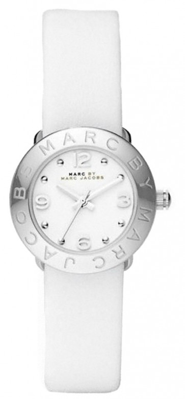 Horlogeband Marc by Marc Jacobs MBM8553 Leder Wit 15mm