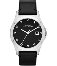 Horlogeband Marc by Marc Jacobs MBM9032 Leder Zwart 20mm