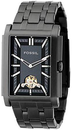 Horlogeband Fossil ME1043 Roestvrij staal (RVS) Zwart 26mm