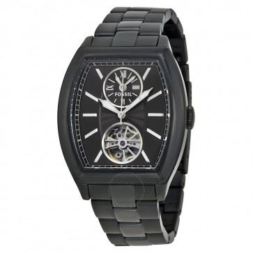 Horlogeband Fossil ME3050 Roestvrij staal (RVS) Zwart 20mm