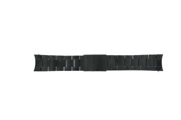 Horlogeband Fossil ME3182 / TOWNSMAN Staal Zwart 24mm
