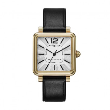 Horlogeband Marc by Marc Jacobs MJ1437 Leder Zwart 16mm