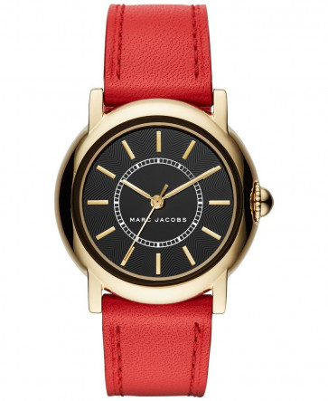 Horlogeband Marc by Marc Jacobs MJ1452 Leder Rood 18mm