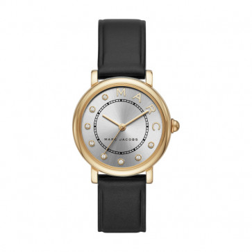 Horlogeband Marc by Marc Jacobs MJ1641 Leder Zwart 14mm