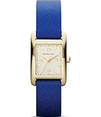 Horlogeband Michael Kors MK2271 Leder Blauw 14mm