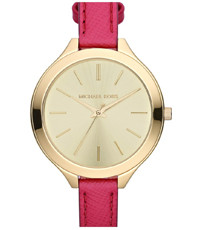 Horlogeband Michael Kors MK2298 Leder Roze 12mm