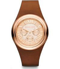 Horlogeband Michael Kors MK2313 Leder Bruin 42mm