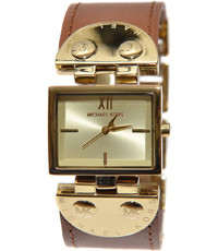 Horlogeband Michael Kors MK2361 Leder Bruin 26mm