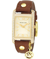 Horlogeband Michael Kors MK2378 Leder Bruin 18mm