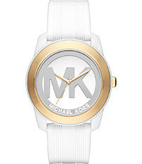 Horlogeband Michael Kors MK2532 Silicoon Wit 22mm