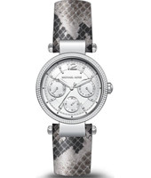 Horlogeband Michael Kors MK2567 Leder Grijs 16mm