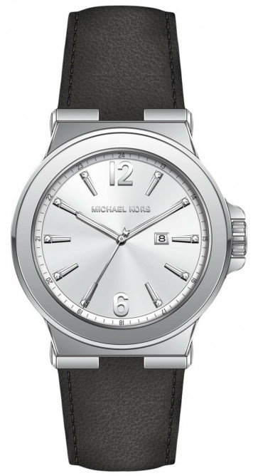 Horlogeband Michael Kors MK2601 Leder Zwart 22mm