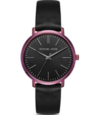 Horlogeband Michael Kors MK2646 Leder Zwart 18mm