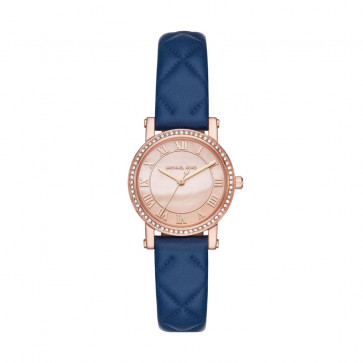 Horlogeband Michael Kors MK2696 Leder Blauw 14mm