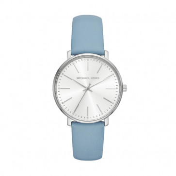 Horlogeband Michael Kors MK2739 Leder Lichtblauw 18mm