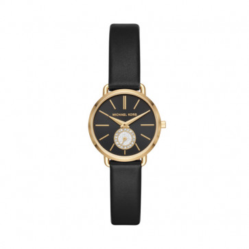 Horlogeband Michael Kors MK2750 Leder Zwart