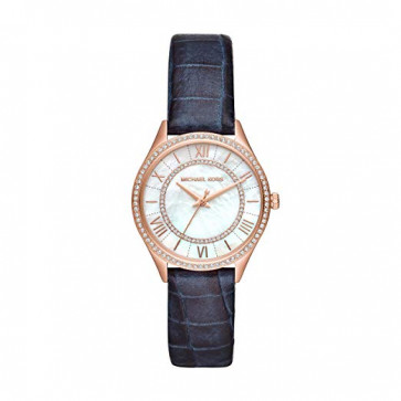 Horlogeband Michael Kors MK2767 Leder Blauw 16mm